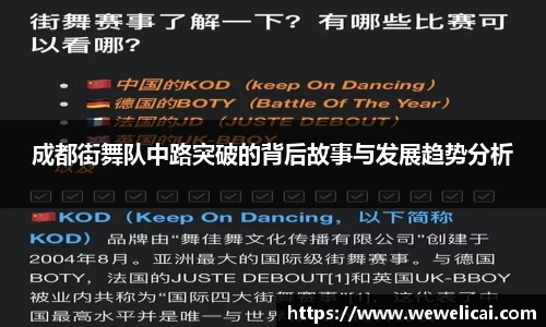 成都街舞队中路突破的背后故事与发展趋势分析