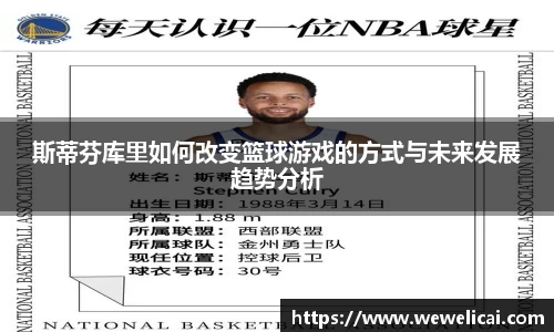 斯蒂芬库里如何改变篮球游戏的方式与未来发展趋势分析